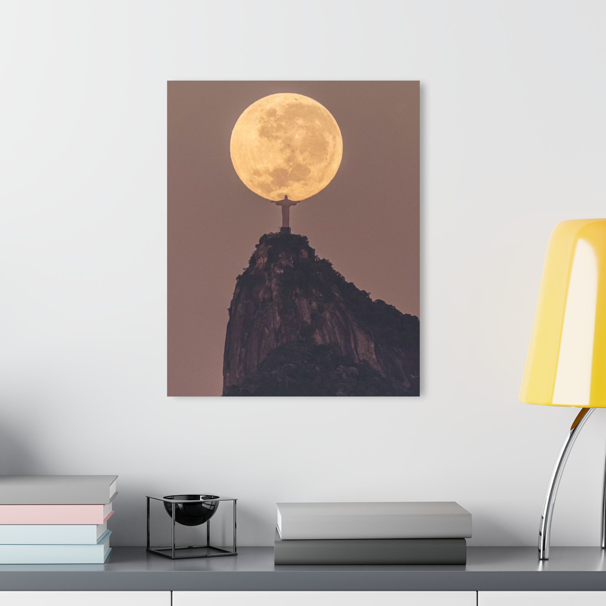 CHRIST THE REEDEMER 'HOLDING' THE MOON