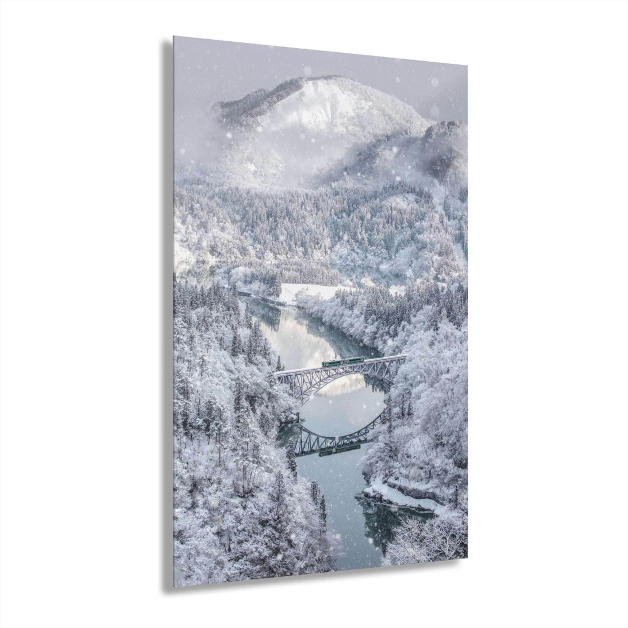 TADAMI RAILWAY LINE IN WINTER - LE GALLERIA