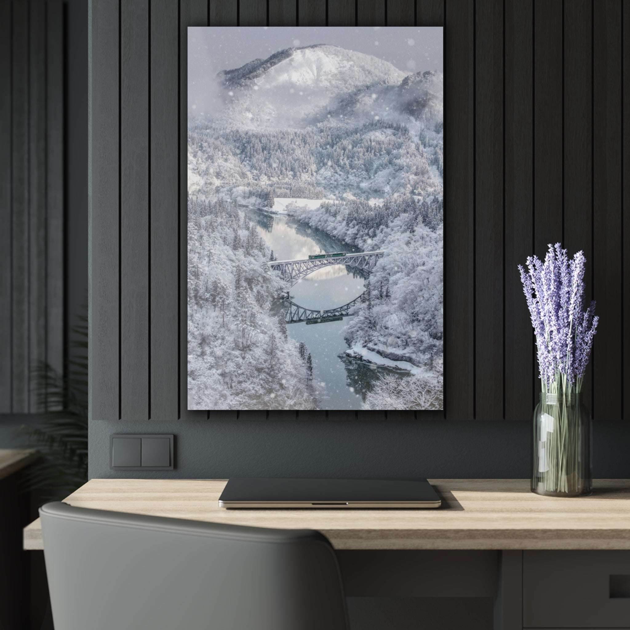 TADAMI RAILWAY LINE IN WINTER - LE GALLERIA